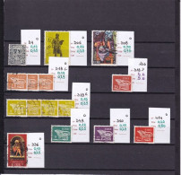 UN LOT DE 15 TIMBRES OBLITéRéS, NEUFS SANS GOMME - Collections, Lots & Séries