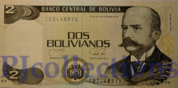 BOLIVIA 2 BOLIVANOS 1990 PICK 202b UNC - Bolivië