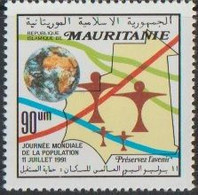 Mauritanie Mauritania - 1991 - 658 - Population - MNH - Mauritanie (1960-...)