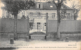 CPA 91 BOISSY SOUS SAINT YON / ENTREE DE L'ECOLE MATERNELLE - Autres & Non Classés