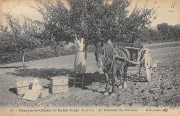 CPA 91 GOMETZ LE CHATEL / DIT SAINT CLAIR / LA CUEILETTE DES POMMES / SCENE D'AGRICULTURE - Autres & Non Classés