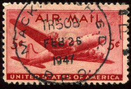 Pays : 174,1 (Etats-Unis)   Yvert Et Tellier N° : Aé   33 (o) - 2a. 1941-1960 Usati