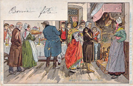 Illustration Non Signée - Usages Et Costumes D'Alsace - Carte Postale Ancienne - Non Classés