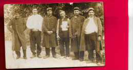 Cpa, 87-BELLAC, Groupe De Poilus à L'hôpital Temporaire De Bellac, Haute Vienne (écrit Dos De La Carte) Voir Scanne - Personen