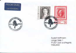 Sweden Cover Sent To Germany 6-9-2014 - Storia Postale