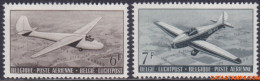 België 1951 - Mi:904/905, Yv:PA 28/29, OBP:PA 28/29, Airmail Stamps - XX - Aero Club Belgium Glider - Neufs