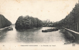 Châlons Sur Marne * La Fourche Du Canal * Péniche Batellerie - Châlons-sur-Marne