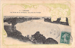 FRANCE - 33 - LIBOURNE - Les Bords De La Dordogne - Vue Prise De Fronsac - Carte Postale Ancienne - Libourne