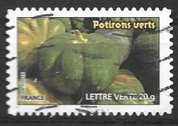 2012 FRANCE N AA 749 POIVRON VERT (yv) Oblitéré - Groenten