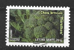 2012 FRANCE N AA 743 CHOU BROCOLI (yv) Oblitéré - Légumes