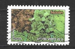 2012 FRANCE N AA 740 (yv) SALADES Oblitéré - Vegetazione