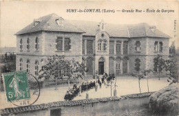 42-SURY-LE-COMTAL- GRANDE RUE ECOLE DE GARCONS - Autres & Non Classés