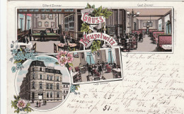 Meuselwitz- Litho - 1903 -Central Hotel - Meuselwitz