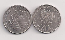 POLAND 1980 OLYMPIC GAMES XXII 20 Zloty - Pologne