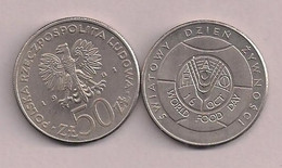 POLAND 1981 INTERNATIONAL DAY Of FOOD 50 Zloty - Pologne