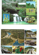 LOT DE CARTES POSTALES MODERNES - 8 CARTES FRANCHE COMTE - Franche-Comté