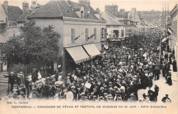 77-MONTEREAU- CONCOURS DE PÊCHE ET FESTIVAL DE MUSIQUE DU 30 JUIN DEFILE GRANDE RUE - Montereau