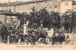 43-LANGEAC- LE MARCHE AUX VEAUX - Langeac