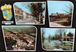 Manthes * Souvenir De La Commune * Cp 4 Vues - Andere & Zonder Classificatie