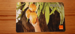 Prepaid Phonecard Dominican Republic, Orange - Fruit - Dominique