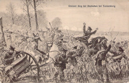 MILITARIA - Illustration Guerre - Grosser Sieg Deutschen Bei Tannenberg - Carte Postale Ancienne - Other Wars