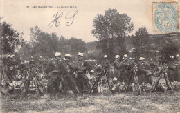 MILITARIA - MANOEUVRE - La Grand'Halte - Carte Postale Ancienne - Maniobras