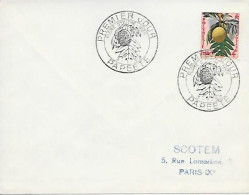 Polynésie Française FDC Papeete 3 Janvier 1959 - Briefe U. Dokumente