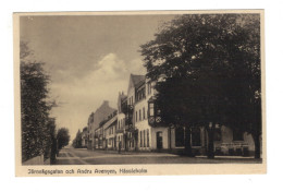 DH1362 - JÄRNVÄGSGATAN OCH ANDRA AVENYEN - HÄSSLEHOLM - RAILROAD STREET AND SECOND AVENUE - Suecia