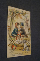 Germaine Bouret,RARE Gravure Sur Carte Avec Relièf,ancienne Carte Postale Pour Collection - Prints & Engravings