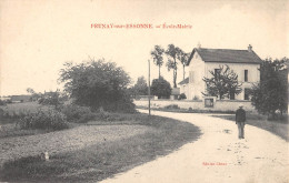 CPA 91 PRUNAY SUR ESSONNE / ECOLE / MAIRIE - Sonstige & Ohne Zuordnung