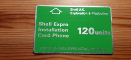 Phonecard United Kingdom 128A Shell Expro - Piattaforme Petrolifere