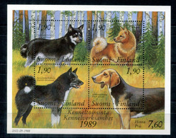 FINNLAND Block 5, Bl.5 Mnh - Hunde, Dogs, Chiens - FINLAND / FINLANDE - Blocs-feuillets