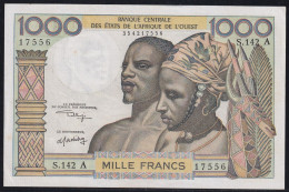 Côte D'Ivoire - 1000 Francs - 1959/1965 Pick N°103Ak - SPL - Côte D'Ivoire