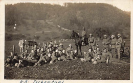 Carte-Photo Militaria - Schweiz Armee - Armée Suisse - Turbenthal Zürich - Turbenthal
