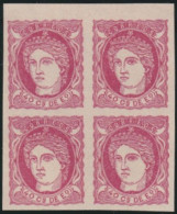 1870-90 CUBA SPAIN ESPAÑA 1870 40c REPUBLICA SEGUI FORGERY FALSO PARA ESTUDIO. - Prephilately