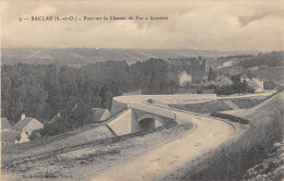 CPA 91 SACLAS / PONT SUR LE CHEMIN DE FER A GRAVIERS - Autres & Non Classés