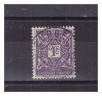 SENEGAL  TAXE   . N ° 19  .   1 F    OBLITERE   DIOURBEL   .  SUPERBE . - Postage Due