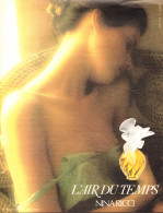 PUB PARFUM   ( L 'AIR DU TEMPS ) De " NINA RICCI " Par " DAVID HAMILTON " 1979  ( 41 ) - Sin Clasificación