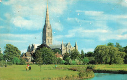 - THE CATHEDRAL. - SALISBURY.  - Scan Verso - - Salisbury