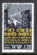 Israel 1993 Single Stamp From The Set Celebrating Warsaw Uprising Joint Issue Poland In Fine Used - Gebruikt (zonder Tabs)