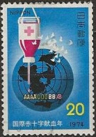 JAPAN 1974 International Red Cross Day - 20y -World Blood Donation FU - Gebruikt