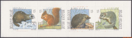 België 1992 - Mi:MH 34, Yv:C 2477, OBP:B 23, Booklet - XX - Small Mammals - 1953-2006 Modern [B]