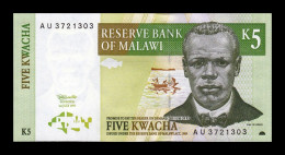 Malawi 5 Kwacha 1997 Pick 36a Sc Unc - Malawi