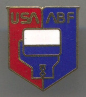 Boxing Box Boxe Pugilato - USA ABF, United States A Amateur Boxing Federation, Enamel, Vintage Pin, Badge, Abzeichen - Boxen