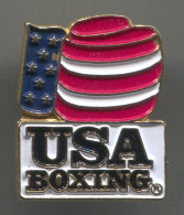 Boxing Box Boxe Pugilato - USA BOXING, Vintage Pin, Badge, Abzeichen - Boxen