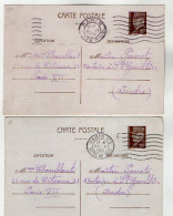 TB 4071 - 1941 - Entier Postal Type Pétain - Mr & Mme CHAMBLANT à PARIS Pour Me PARROT Notaire à SAINT - GAULTIER - Cartes Postales Types Et TSC (avant 1995)