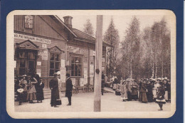 CPA Finlande Jacobstad Railway Station Gare Voir Dos - Finlande