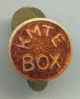 Boxing Box Boxe Pugilato - KMTE BOX, Button Hole, Enamel, Vintage Pin, Badge, Abzeichen - Boxing
