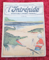 L'INTRÉPIDE -  N° 1212- AVENTURES- SPORTS-VOYAGES - L' ENLISÉ * 6 Scans** - L'Intrepido