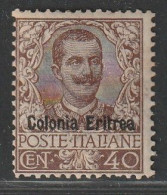 ERYTHREE - N°25 * (1903-22) 40c Brun - Eritrée